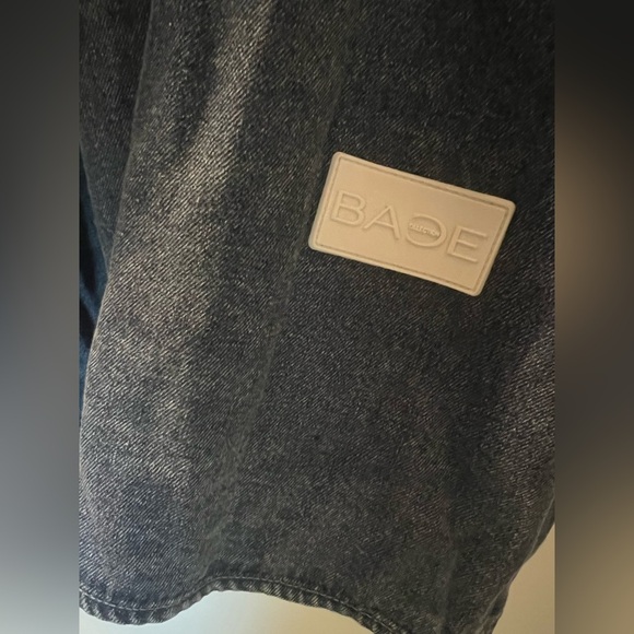 BACE COLLECTION Mid Blue Denim Pocket Skirt - Picture 4 of 6